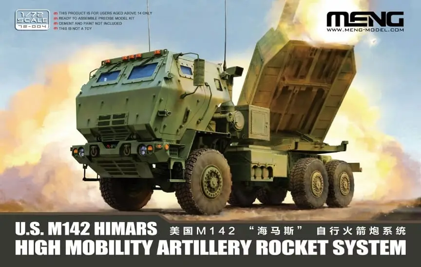 Meng 1:72 U.S. M142 Himars High Mobility Artillery Rocket System - modelbouw Rechtstreeks Van De Fabrikant