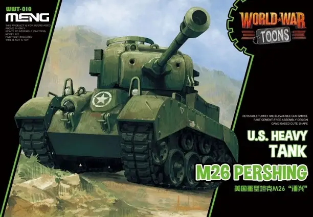Meng M26 Pershing - U.S. Heavy Tank - modelbouw Express Levering