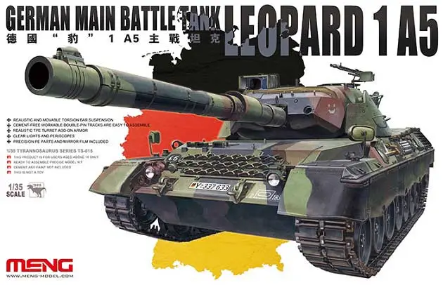 Dagaanbieding Meng 1:35 Leopard 1A5 - German Main Battle Tank - modelbouw