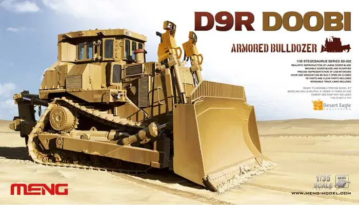 Meng 1:35 D9R Armored Bulldozer - modelbouw Veilige Betaling