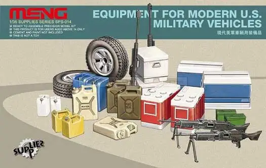 Meng 1:35 EQUIPMENT FOR MODERN U.S. MILITARY VEHICLES Nu Kopen