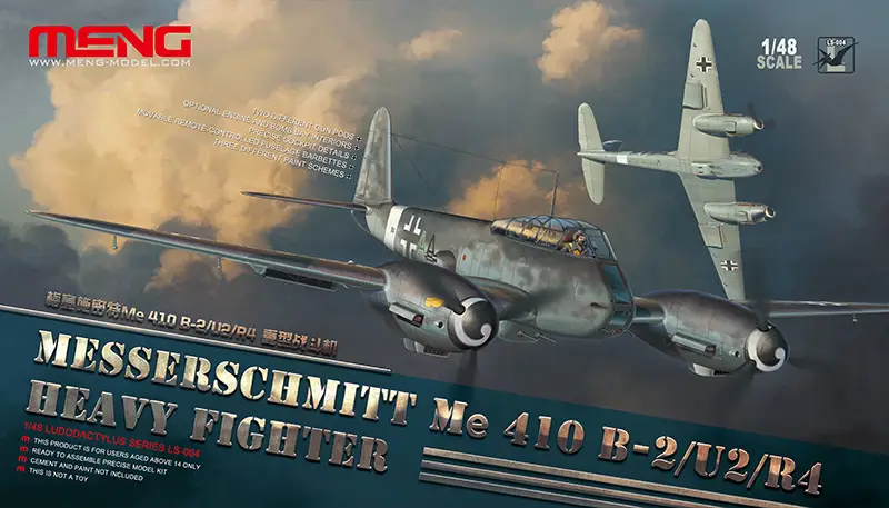 Meng 1:48 Messerschmitt Me 410 B2 / U2 / R4 - Heavy Fighter - modelbouw Dagaanbieding
