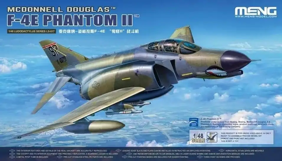 Seizoensaanbieding Meng 1:48 Mcdonnell Douglas F-4E Phantom Ii #MENGLS017