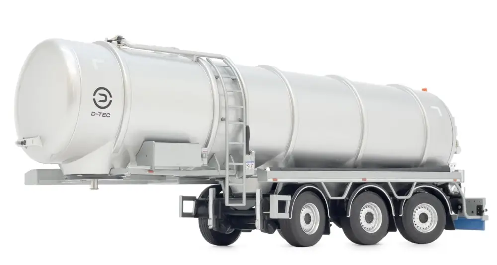 Marge Models 1:32 D-Tec Tank Trailer Lichtgrijs schaalmodel Laatste Kans