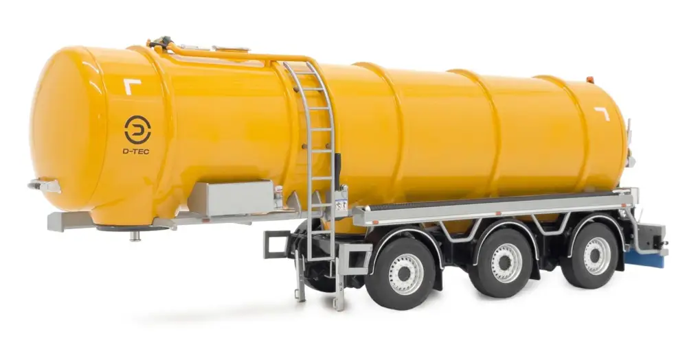 Lage Prijs Marge Models 1:32 D-Tec Tank Trailer Geel schaalmodel
