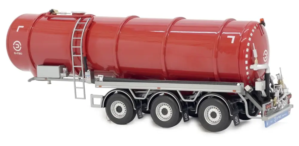 Marge Models 1:32 D-Tec Tank Trailer Rood schaalmodel Betrouwbaar