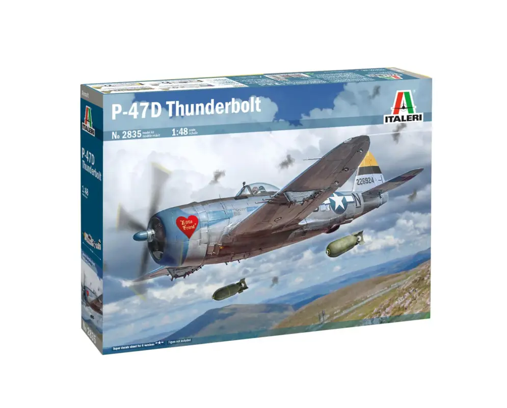 Italeri 1:48 P-47D E.T.O. #2835 bouwpakket Finale Uitverkoop