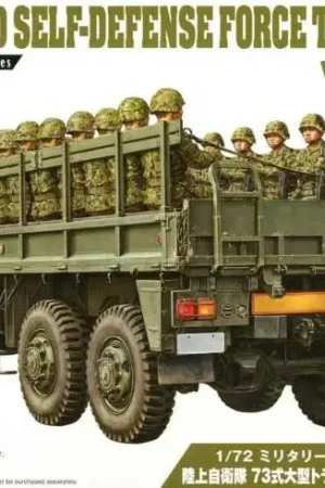 Aoshima 1:72 Jgsdf Type 73 Truck With 20 Figures - modelbouw Meest Verkocht