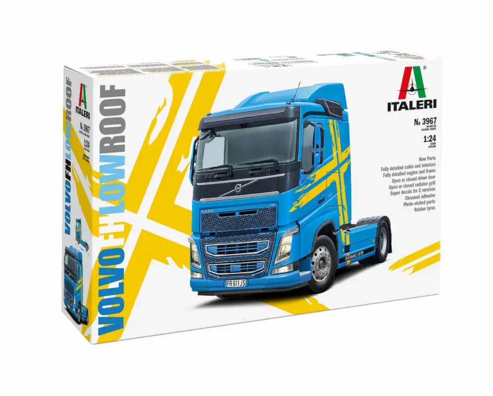 Italeri 1:24 Volvo Fh Low Roof - gedetailleerde bouwdoos Shop Nu