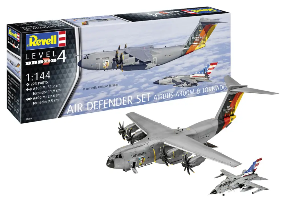 Direct Beschikbaar Revell 1:144 Air Defender Set - modelbouw