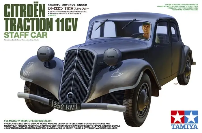 Tamiya 1:35 Citroën Traction 11Cv Staff Car - modelbouw Koop Online