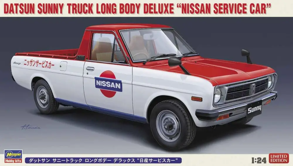 Hasegawa 1:24 Datsun Sunny Truck Lange Version #HAS-20482 Bestel Nu
