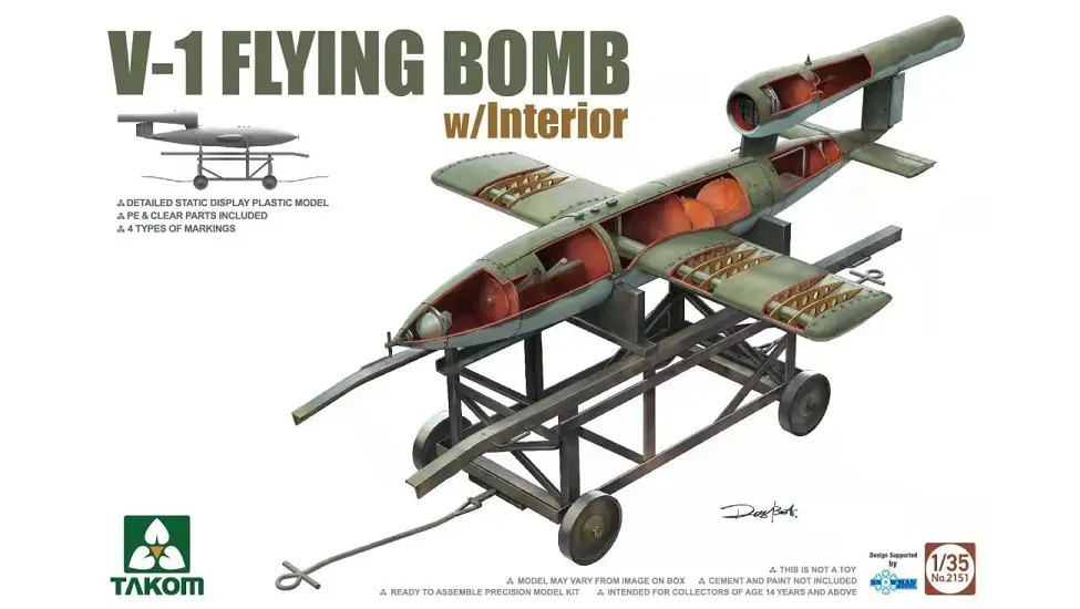 Takom 1:35 V-1 Flying Bomb With Interior - modelbouw Beste Prijs