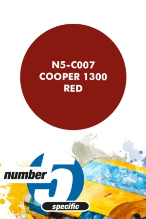 Alleen Vandaag Number Five Mini Cooper 1300 Red - 30Ml - modelbouw