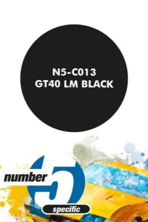 Direct Beschikbaar Number Five Ford Gt40 Lm Black - 30Ml - modelbouw