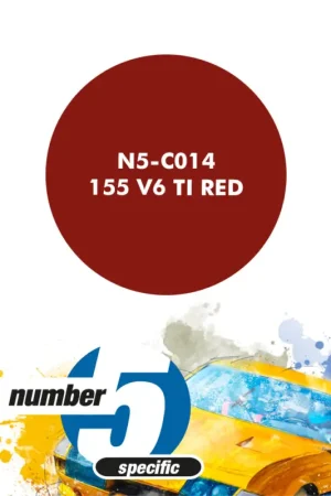 Number Five Alfa Romeo 155 V6 Ti Red - 30Ml - modelbouw Beperkte Voorraad