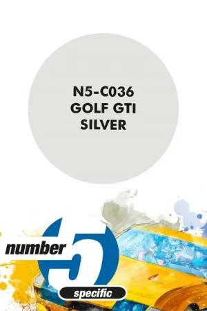 Rechtstreeks Van De Fabrikant Number Five Golf Gti Silver - 30Ml - modelbouw
