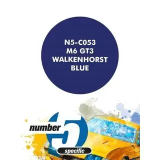 Number Five Bmw M6 Gt3 Walkenhorst Blue - 30Ml - modelbouw Exclusieve Aanbieding