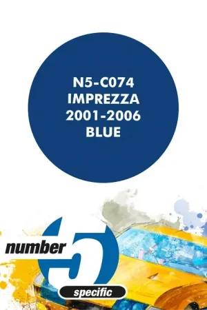 Exclusieve Aanbieding Number Five Subaru Impreza 2001-2006 Blue - 30Ml - modelbouw
