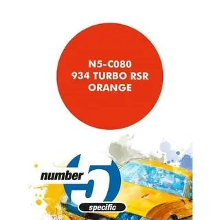 Number Five Porsche 934 Turbo Rsr Orange - 30Ml - modelbouw Actieprijs