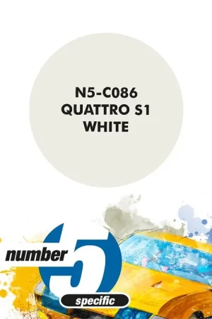 Number Five Audi Quattro S1 White - 30Ml - modelbouw Bestel Nu