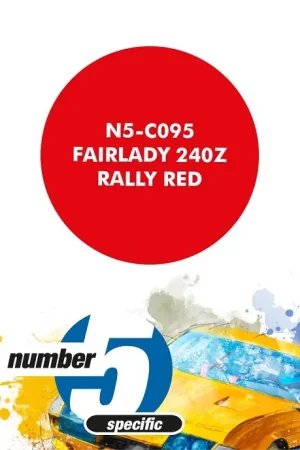 Gratis Retour Number Five Nissan Fairlady 240Z Rally Red - 30Ml - modelbouw