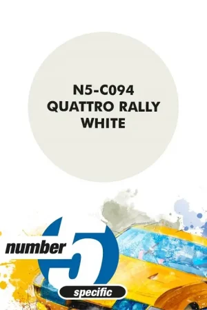 Number Five Audi Quattro White - 30Ml - modelbouw Nieuw