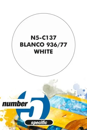 Betaalbaar Number Five Porsche 936/77 White - 30Ml - modelbouw