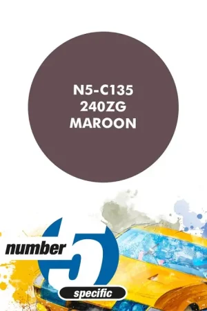 Uitverkoop Number Five Nissan 240Zg Maroon - 30Ml - modelbouw