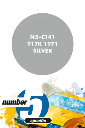 Number Five Porsche 917K 1971 Silver - 30Ml - modelbouw Koop Vandaag