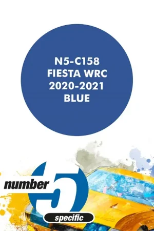 Goedkoop Number Five Ford Fiesta Wrc 2020-2021 Blue - 30Ml - modelbouw