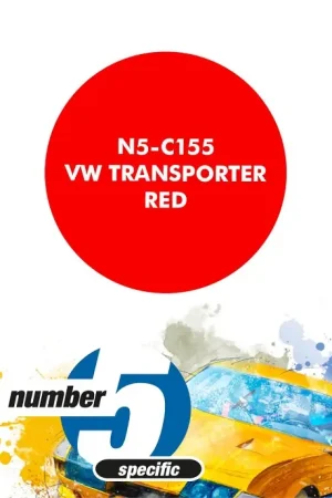 Laatste Versie Number Five Volkswagen Transporter Red - 30Ml - modelbouw