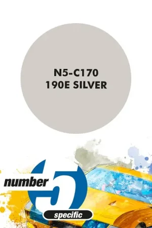 Flitsaanbieding Number Five Mercedes Benz 190E Silver - 30Ml - modelbouw