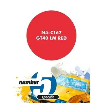 Number Five Ford Gt40 Lm Red - 30Ml - modelbouw Merkproduct