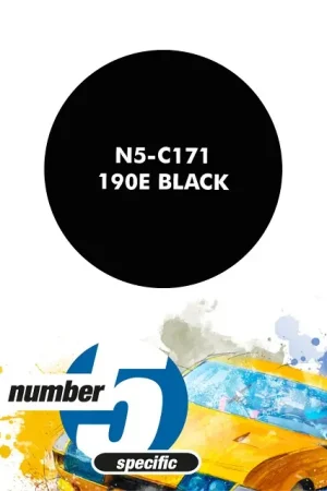 Shop Nu Number Five Mercedes Benz 190E Black - 30Ml - modelbouw