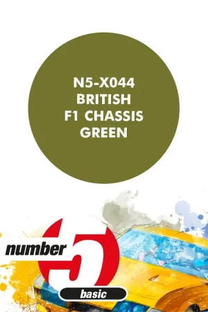 Exclusieve Aanbieding Number Five British F1 Chassis Green - 30Ml - modelbouw