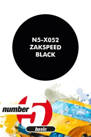 Lage Kosten Number Five Zakspeed Black - 30Ml - modelbouw