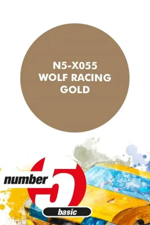 Number Five Wolf Racing Gold - 30Ml - modelbouw Flitsaanbieding