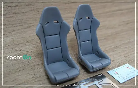 Zoom on 1:24 MUGEN MS-R BUCKET SEAT - modelbouw Direct Beschikbaar