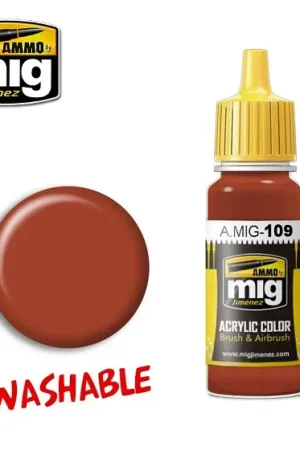 Superprijs Ammo By Mig Jimenez Washable Rust - 17Ml - modelbouw