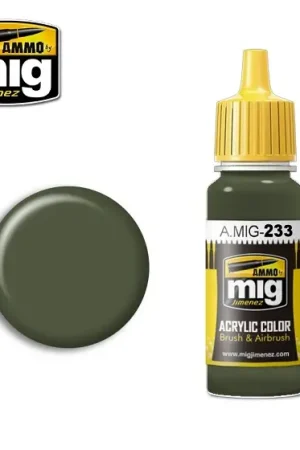 Ammo By Mig Jimenez Dunkelgrun Rlm71 - 17Ml - modelbouw Direct Verzonden