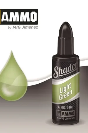 Exclusieve Aanbieding Ammo By Mig Jimenez Light Green Shader - 17Ml - modelbouw