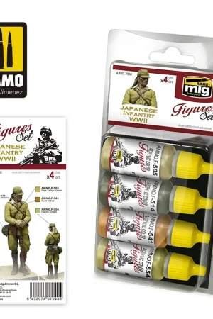 Lage Prijs Ammo By Mig Jimenez Japanese Infantry Wwii Figures Set - modelbouw