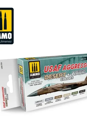 Bestseller Ammo By Mig Jimenez Usaf Aggressors - Desert &Amp; Artic Colors - modelbouw