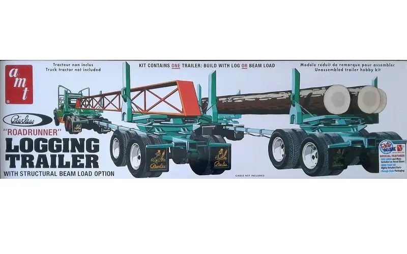 Fabrieksprijs Amt 1:25 Peerless Logging Trailer - modelbouw