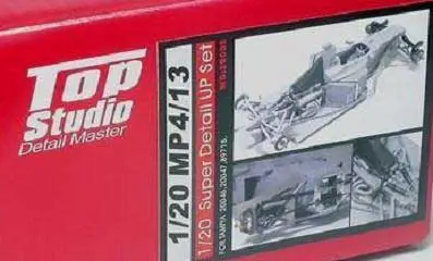 Top studio 1:20 MCLAREN MP4/13 - modelbouw Bestel Nu