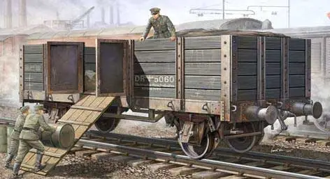 Trumpeter 1:35 Germain Railway Gondola bouwdoos Beperkt Aanbod