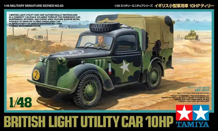 Tamiya 1:48 British Light Utility Car 10Hp - modelbouw Favoriet