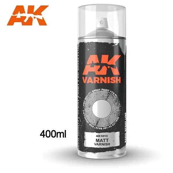 Ak Interactive Matt Varnish Spray 400Ml #AK1013 Merkproduct