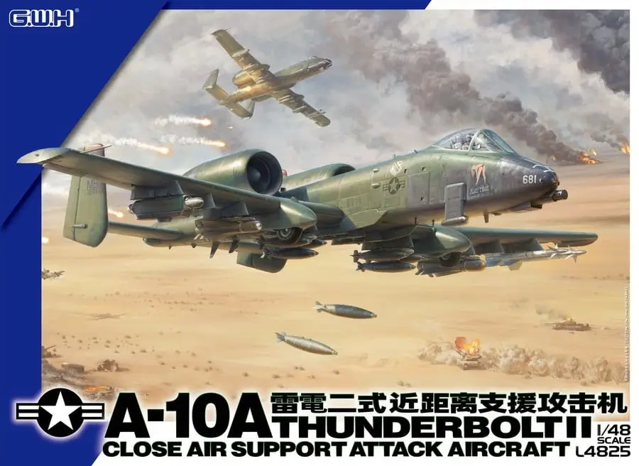 Gereduceerde Prijs Great Wall Hobby 1:48 A-10A Thunderbolt Ii Close Air Support Attack Aircraft #GWHL4825